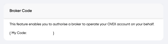 Broker Code